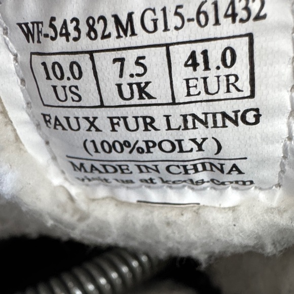 Keds Women's Black High-Top Leather & Canvas Sneaker Boot with White Trim - Picture 10 of 10